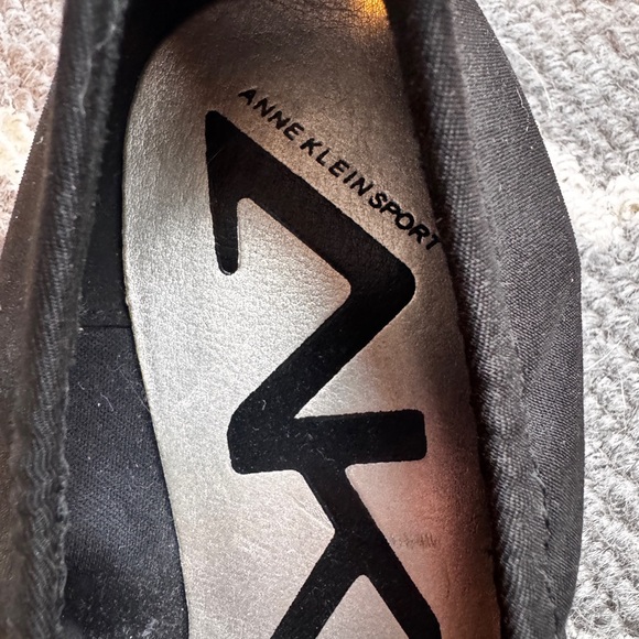 Anne Klein Sport Black Heels with Studded Detail - Picture 5 of 7